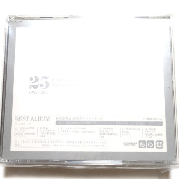 新品未開封 安室奈美恵 「Finally」 3CD + Blu-ray Disc ベストアルバム