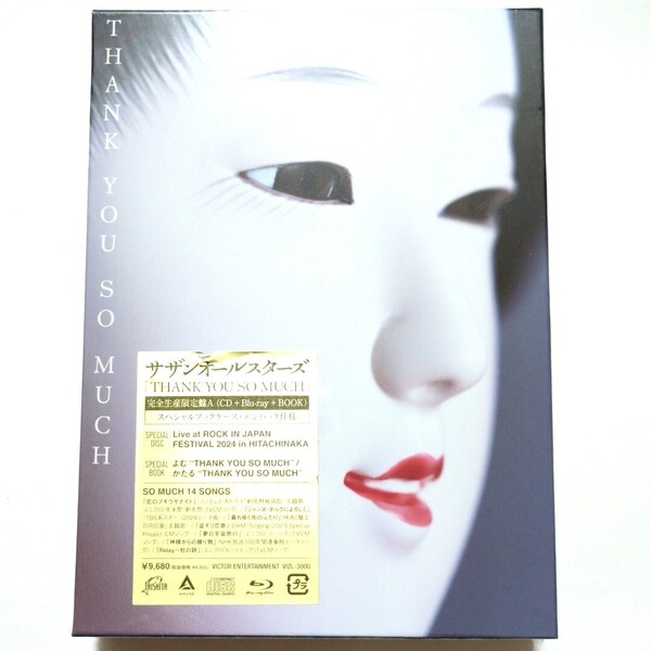 新品未開封 サザンオールスターズ 最新アルバム 「THANK YOU SO MUCH」 CD+SPECIAL DISC (Blu-ray Disc)+SPECIAL BOOK 完全生産限定盤A