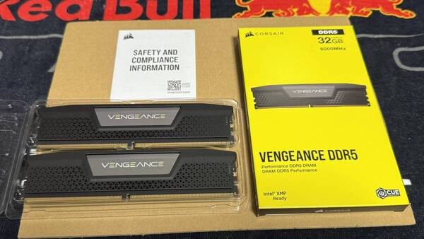 CORSAIR VENGEANCE DDR5 32GB (16GBx2) 6000MHz