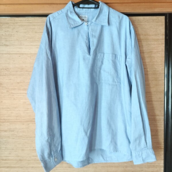 Jipijapa×BLUE LABEL プルオーバーシャツ アローズ別注品 ブルー/ホワイト・オックスフォード メンズ サイズ3(L) ユーズド品