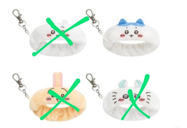 新品 ちいかわ リストバンドキーホルダー ハチワレ