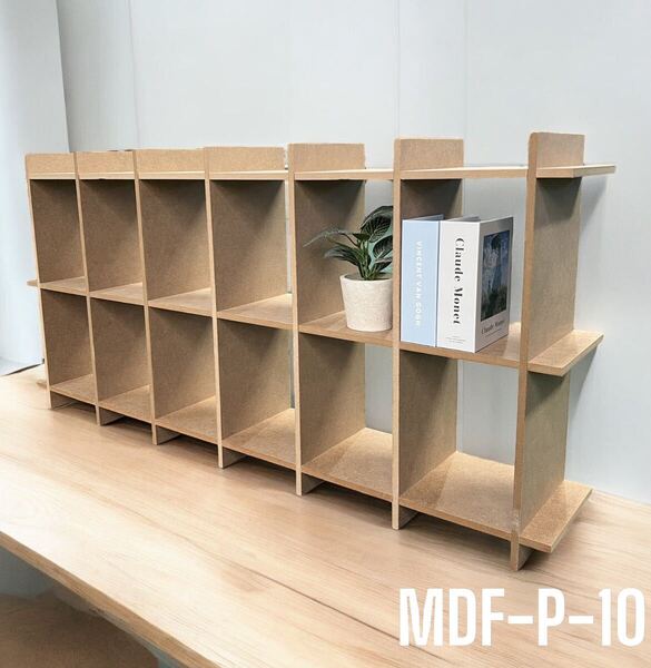 パズルボード オープンラック 組み立て式 収納棚 diy MDF-P-10