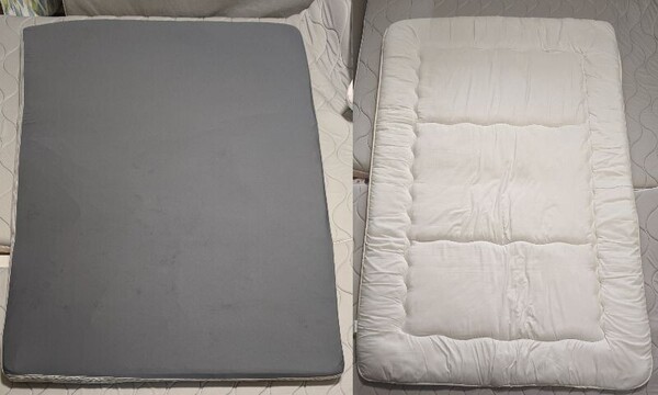 ニトリ 低反発マットレストッパー ダブル プレミアムフィット コメリ ホコリが出にくい敷布団 ダブル