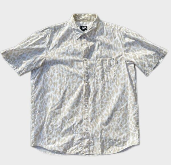90s OLDstussy Western shirt Special size XL made in USA 90年代 オールドステューシー ウエスタン シャツ 半袖 アメリカ製