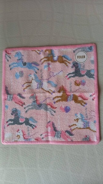 「新品未使用品」 ラブラリーバイフェイラー タオルハンカチ ラブラリーモクバ 完売商品 FEILER フェイラー ハンカチ