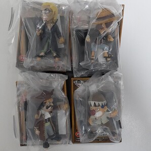 一番くじ ワンピース Change of Generation F賞 ロジャー海賊団 カードスタンドフィギュア 全4種セット