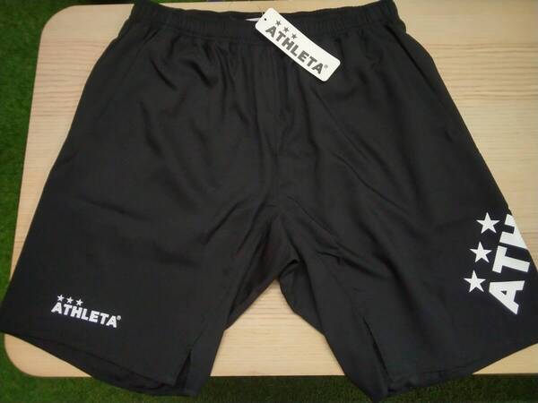 アスレタ ATHLETA サッカーウェア フットサルウェア プラクティスパンツ ポケット付き チーム対応 18018 70/BLK Oサイズ