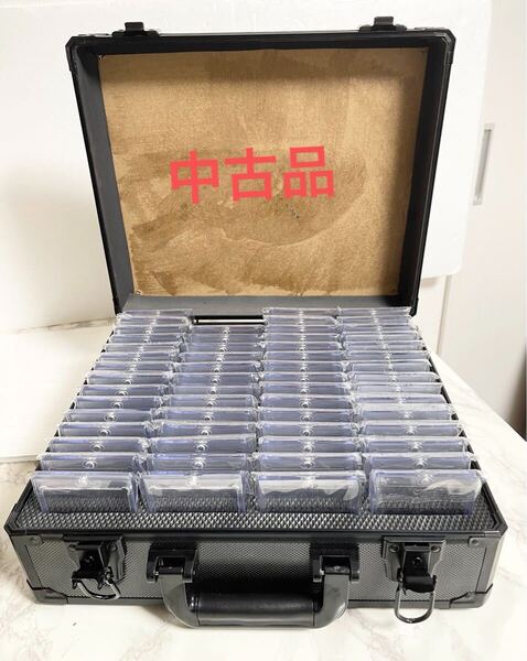 訳あり ポケカ 35pt マグネットローダー 専用 アタッシュケース 収納ケース トレカ カードケース ストレージボックス 60枚収納可