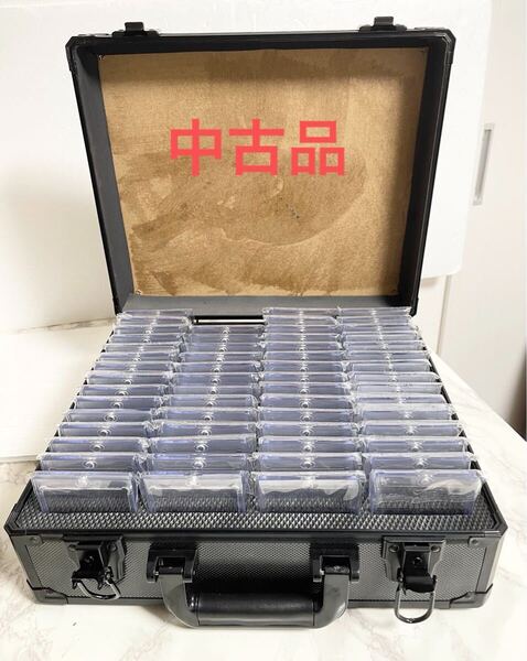 訳あり ポケカ 35pt マグネットローダー 専用 アタッシュケース 収納ケース トレカ カードケース ストレージボックス 60枚収納可