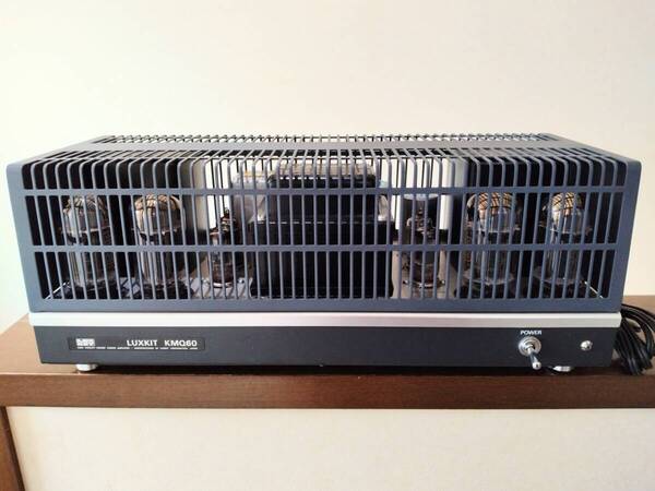 整備済み Luxkit KMQ60 真空管パワーアンプ 元箱 オプション設定のボンネット付き LUXMAN
