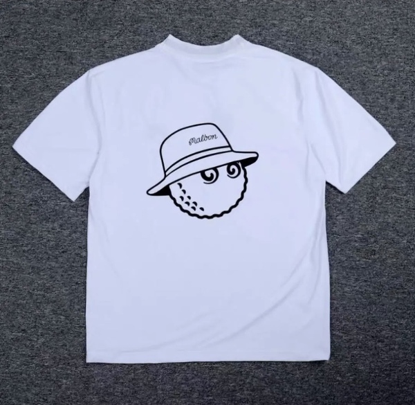 XXL マルボンゴルフ MALBON GOLF ウエア モックネック ホワイト 即日 メンズ