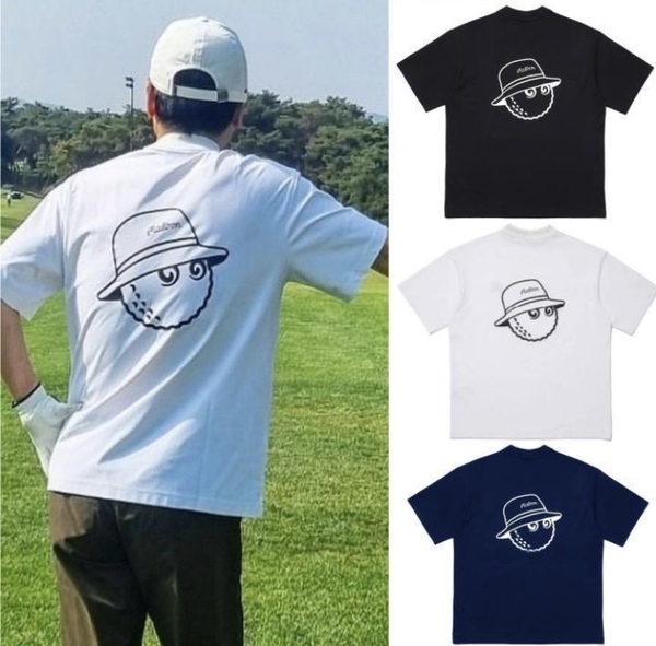 白 XL MALBON GOLF モックネックシャツ マルボンゴルフ メンズ