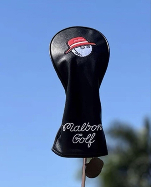 DR 黒 ヘッドカバー マルボンゴルフ MALBON GOLF ドライバー