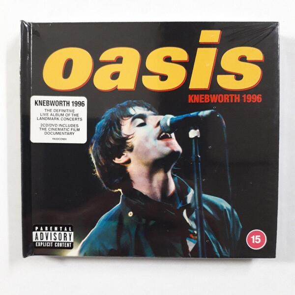 送料無料! Oasis - Knebworth 1996 deluxe 2CD+DVD オアシス 輸入盤CD 新品・未開封品