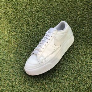 美品24 NIKE BLAZER LOW PLATFORMナイキ ブレザーロー プラットフォーム HB502