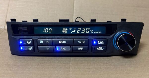 R34 スカイライン エアコンパネル 前期 (hr34 er34 enr34 bnr34 gtr34) カスタム品 動作確認済み エアコン ユニット エアコンスイッチ