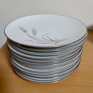 【送料込】Noritake 平皿 12枚セット ノリタケ 昭和レトロ 中古