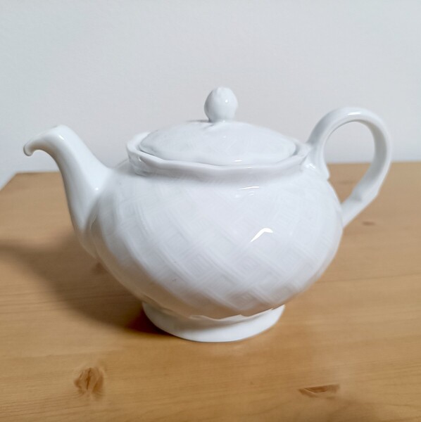 【美品】BERNARDAUD ベルナルド リモージュ Vannerie ティーポット