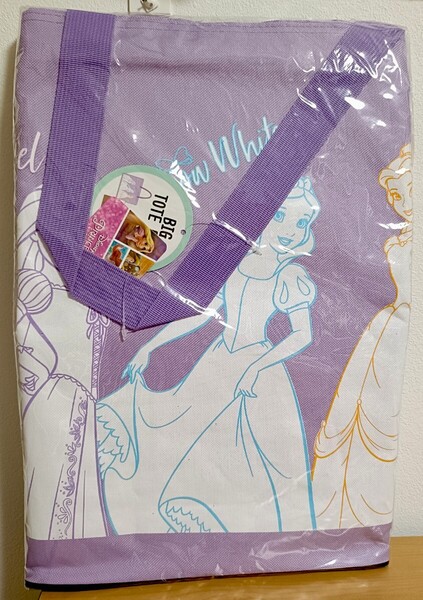 【送料込】 ディズニープリンセス ビッグトートバッグ 非売品 ラプンツェル 白雪姫 ベル
