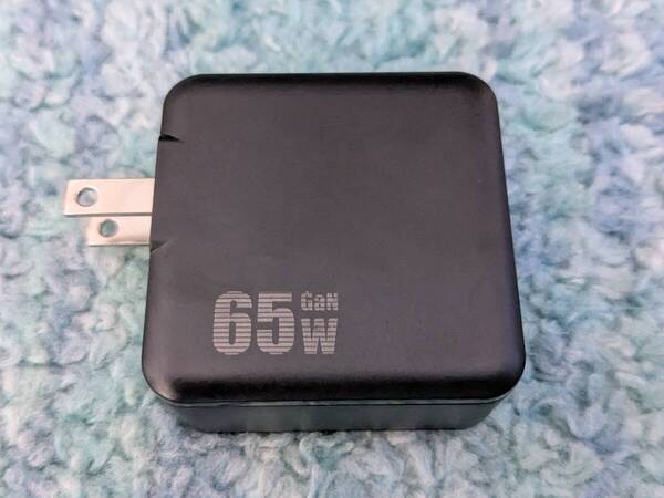 0706u0510 65W USB充電器 Type C 急速充電器 高速充電器 PD対応 3ポートGaN(窒化ガリウム) 折りたたみ式プラグ PSE技術基準適合 FEB-401