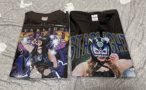 プロレス_半袖Tシャツ_XL_未使用_スターライト・キッド_2点セット