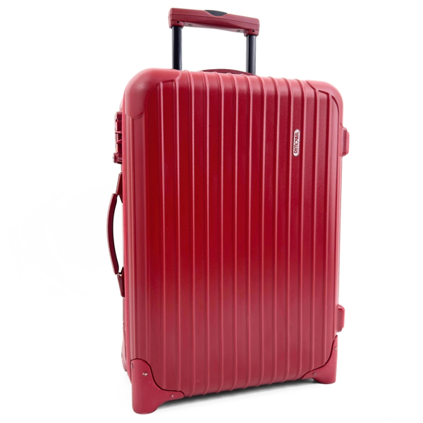 美品 RIMOWA リモワ SALSA サルサ 35L 機内持込み 2輪 キャビントローリー TSAロック マットレッド 艶消し 赤 キャリーバッグ スーツケース