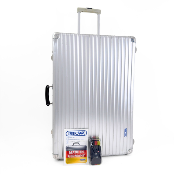 RIMOWA リモワ CLASSIC FLIGHT クラシックフライト 最大容量 104L 2輪 TSAロックベルト付 青ロゴ XL トランク スーツケース キャリーバッグ