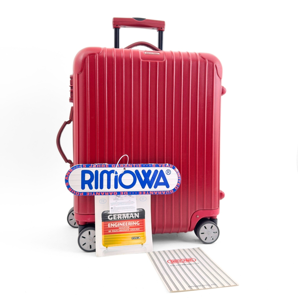RIMOWA リモワ SALSA サルサ 45L 4輪 TSAロック マットレッド 艶消し赤色 キャビンプラス 軽量 大容量 スーツケース キャリーバッグ 付属有