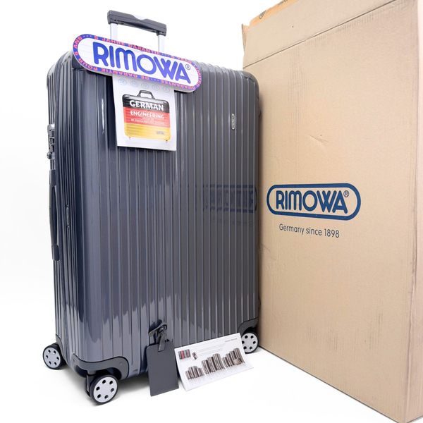 未使用 RIMOWA リモワ SALSA DELUXE サルサデラックス 最大容量104L 4輪 TSAロック ダークグレー XL トランク スーツケース キャリーバッグ