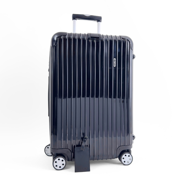 美品 RIMOWA リモワ SALSA DELUXE サルサデラックス 58L 4輪 TSAロック チェックインM グロスブラック 光沢黒 スーツケース キャリーバッグ