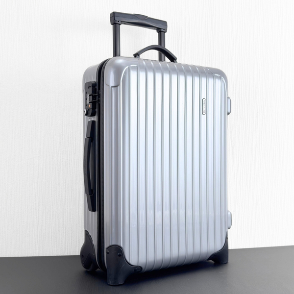 美品 RIMOWA リモワ SALSA サルサ 35L 2輪 機内持ち込み キャビントローリー シルバーグレー系 軽量 スーツケース キャリーバッグ ビジネス