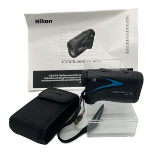coco 中古【SALE】レーザー測定器 黒 ニコン Nikon クールショット COOLSHOT 40i 距離計 スコープ 軽量 コンパクト ケース付き K5951