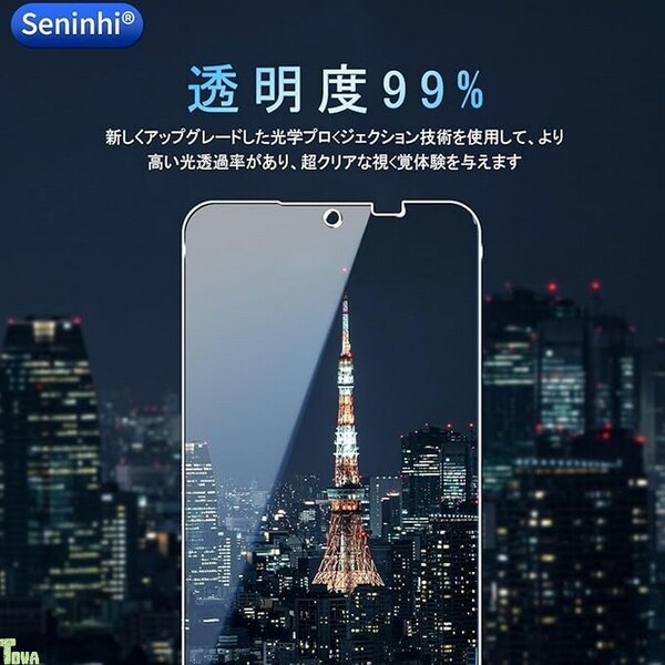 日本製 旭硝子 高品質 画面 / カメラ 各2枚 ガイド枠付 アクオス ウィッシュ Aquos wish5 保護 ガラス フィルム カバー 高透過率 自動吸着