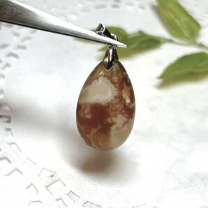 【E13878】桜アゲート さくら ペンダント Cherry blossom agate Pendant