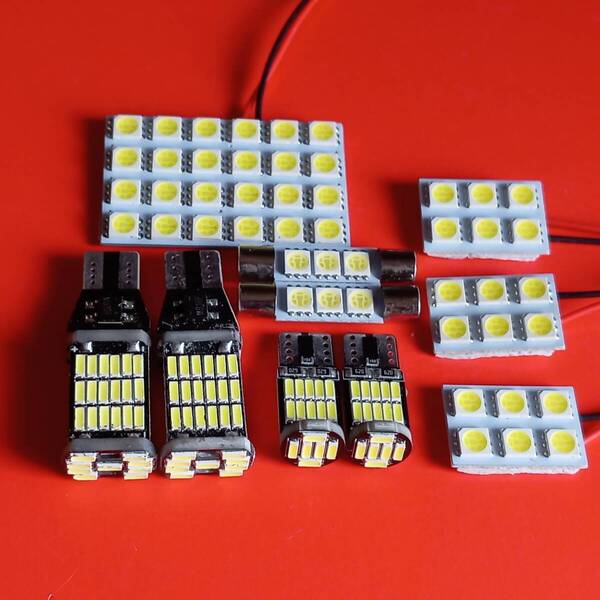 GUD GUE クロストレック 超爆光!T10 LED ルームランプ バックランプ ナンバー灯 10個セット ホワイト スバル /s24/s6/f3/45/26