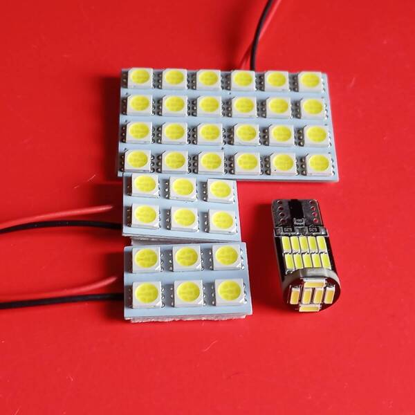 LA150 160F ステラ 超爆光! T10 LED ルームランプ 4個セット ホワイト スバル /s24/s6/26