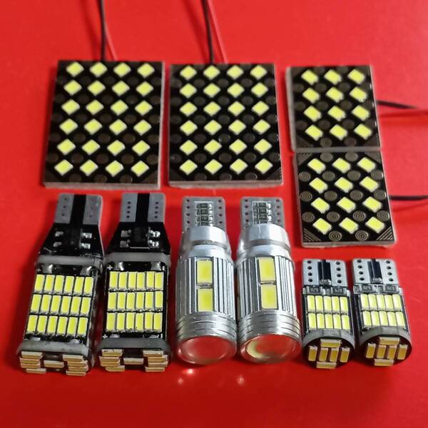 RK1 2 3 4 5 6 ステップワゴン 超爆光!T10 LED ルームランプ バックランプ ナンバー灯 10個セット ホワイト ホンダ /s24/s12/45/10/26