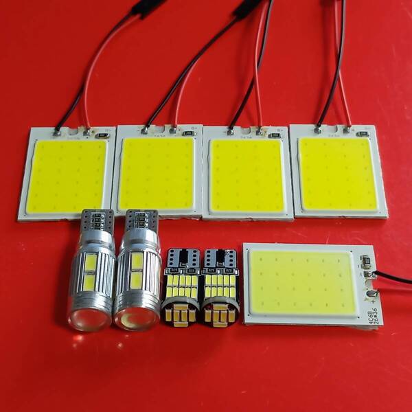 E26 NV350 キャラバン GX 超爆光!T10 LED ルームランプ バックランプ ナンバー灯 9個セット ホワイト 日産 /10/26/c24