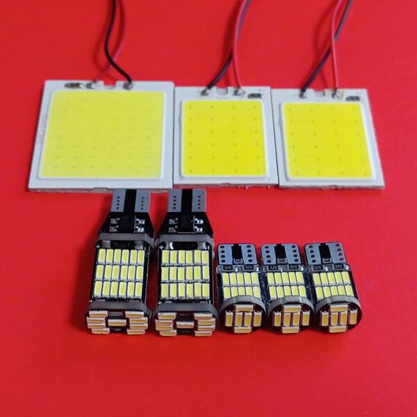 NSP170系 シエンタ 超爆光!T10 LED ルームランプ バックランプ ナンバー灯 8個セット ホワイト トヨタ /c48/24/45/26
