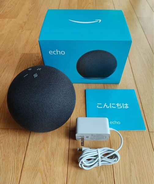 Amazon Echo 第4世代 チャコール Alexa スマートスピーカー