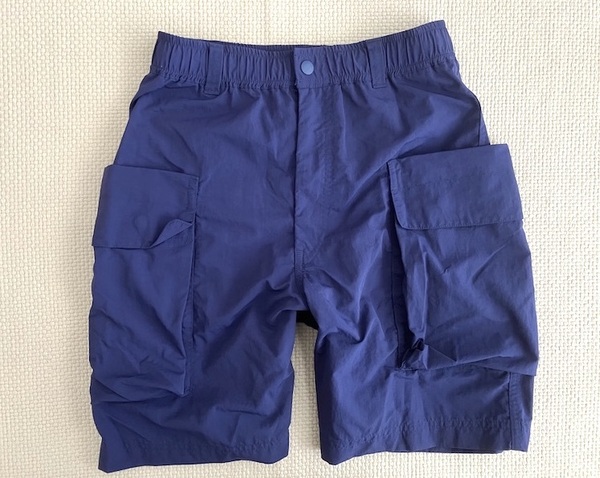 即決 ユニクロ U パラシュート カーゴ ショーツ XSサイズ ブルー パープルっぽいネイビー ショートパンツ UNIQLO ユニクロユー