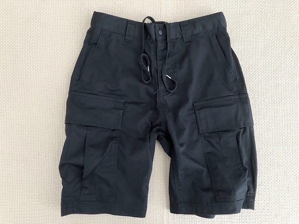 即決 フリークスストア FREAK'S STORE ワイドシルエット Sサイズ 黒 6ポケット カーゴショーツ カーゴパンツ ハーフ ショート パンツ