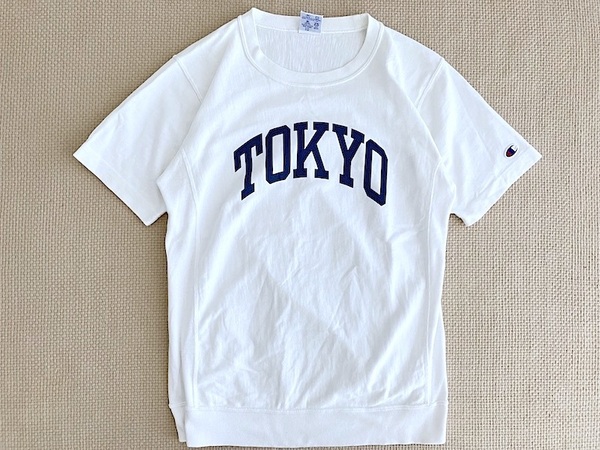 即決 Sサイズ ビームス別注 Champion REVERSE WEAVE ヘビーウェイト TOKYO Tシャツ 白 東京 トーキョー チャンピオン