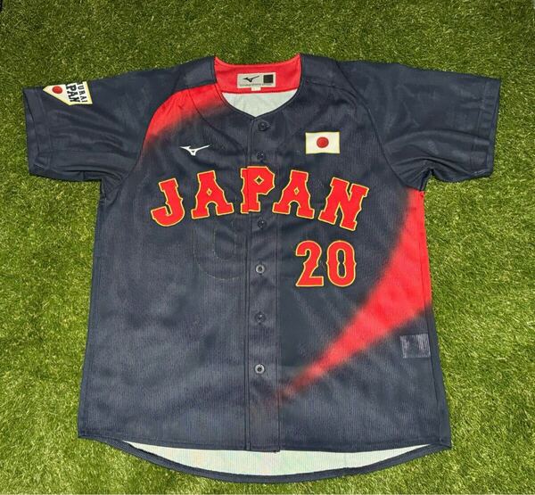 ★新品★戸郷翔征 2024年 侍ジャパン レプリカユニホーム(ビジター)Lサイズ 野球 MIZUNO 日本代表 ミズノ