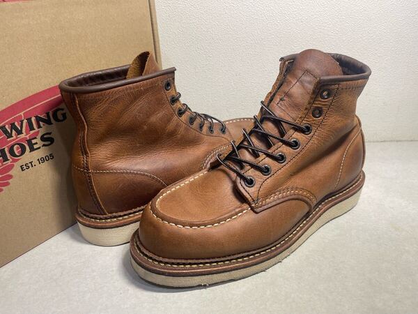 REDWING レッドウィング 1907 6inch Classic Moc 6インチ クラシックモック カッパーラフアンドタフ US7 D USED 美品