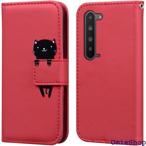 AQUOS R5G SoftBank 908SH/ D ラクター AQUOS R5G ケース 手帳型 対応 -赤 1541