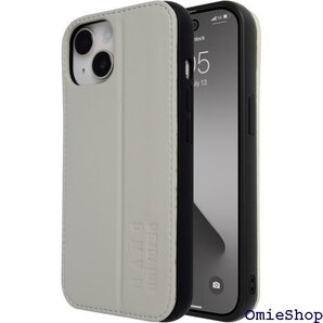 nano・universe iPhone15 対応 Phone 15用 ブランド スマホケース ライトグレー 1675