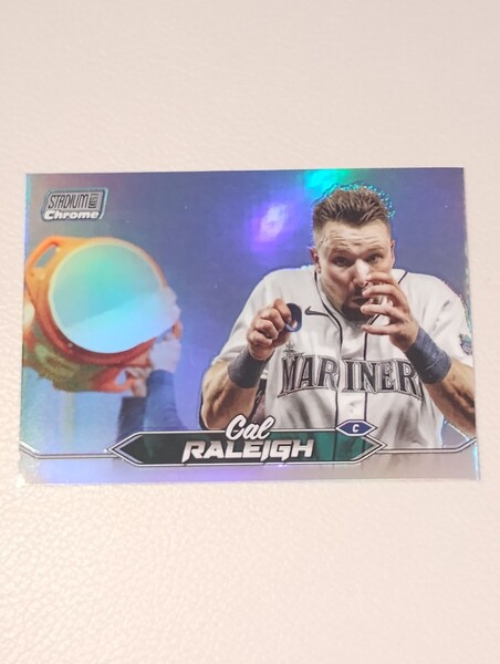 【リフラクター】MLB 2024 TOPPS STADIUM CLUB カル ローリー CAL RALEIGH REFRACTOR #247 マリナーズ