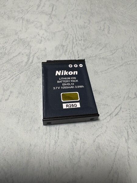 送料無料■中古■ニコン純正品■EN-EL12■リチウムイオンバッテリー/電池パックNikon