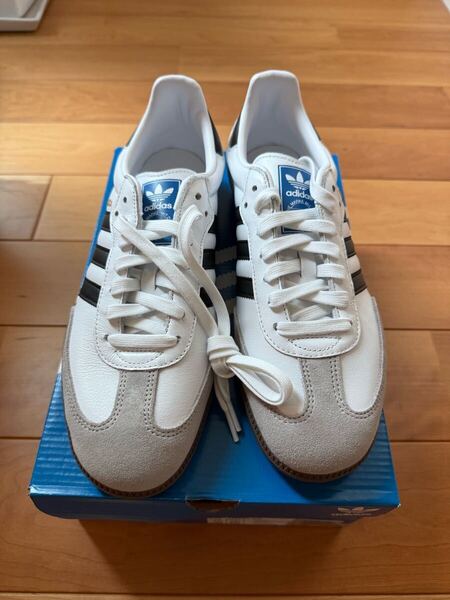 未使用試着のみスニーカー メンズ 「adidas」 SAMBA OG/サンバ/スニーカー29センチホワイトB75806